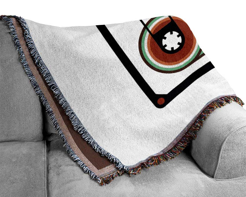 Retro Tape 1 Woven Blanket