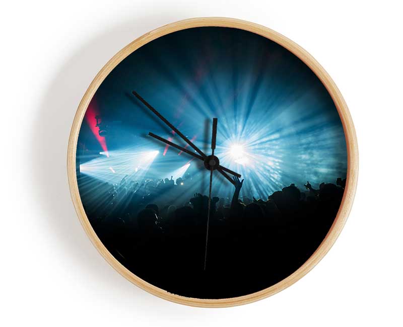 Crowd Lights Clock - Wallart-Direct UK