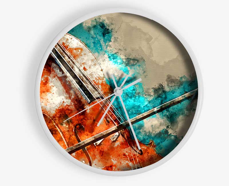 Double Bass Play Clock - Wallart-Direct UK