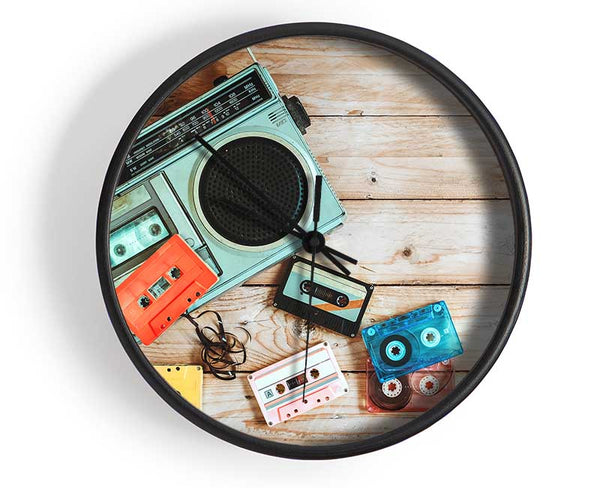 Tape Player Clock - Wallart-Direct UK