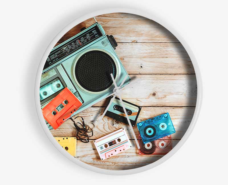 Tape Player Clock - Wallart-Direct UK