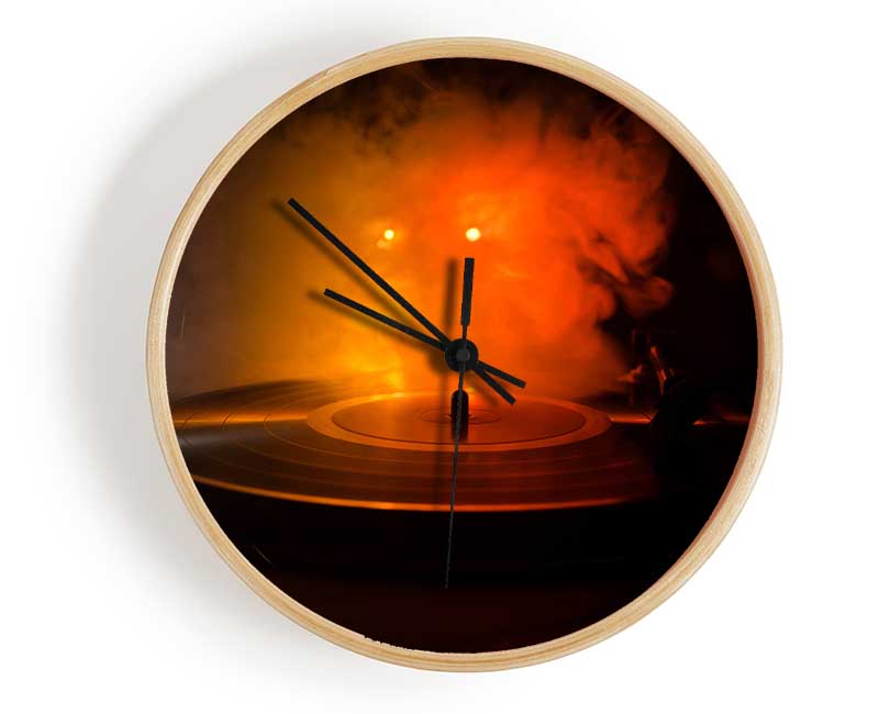 DJ Smoking Clock - Wallart-Direct UK