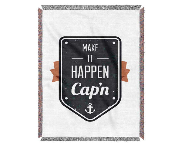 Make It Happen Cap'n Woven Blanket