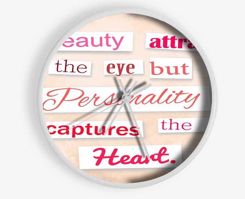 Beauty Attracts The Eye But Clock - Wallart-Direct UK