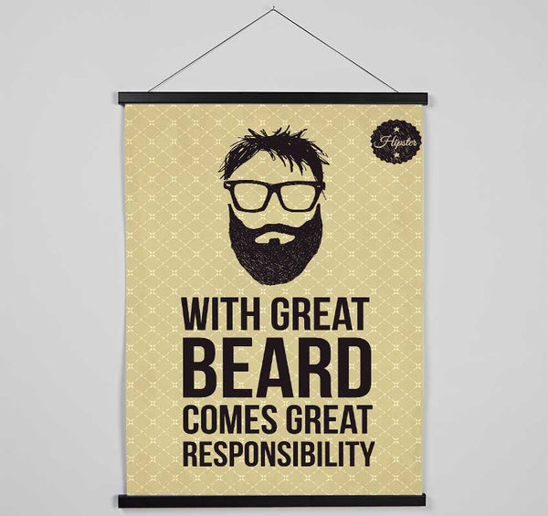 With Great Beard Hanging Poster - Wallart-Direct UK