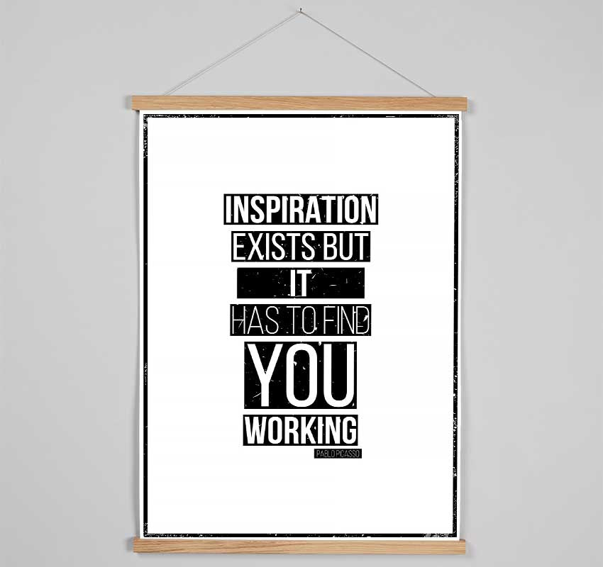 Inspiration Exists Hanging Poster - Wallart-Direct UK