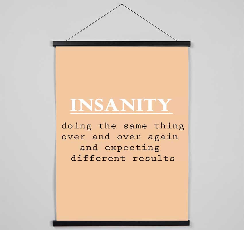 Insanity Hanging Poster - Wallart-Direct UK