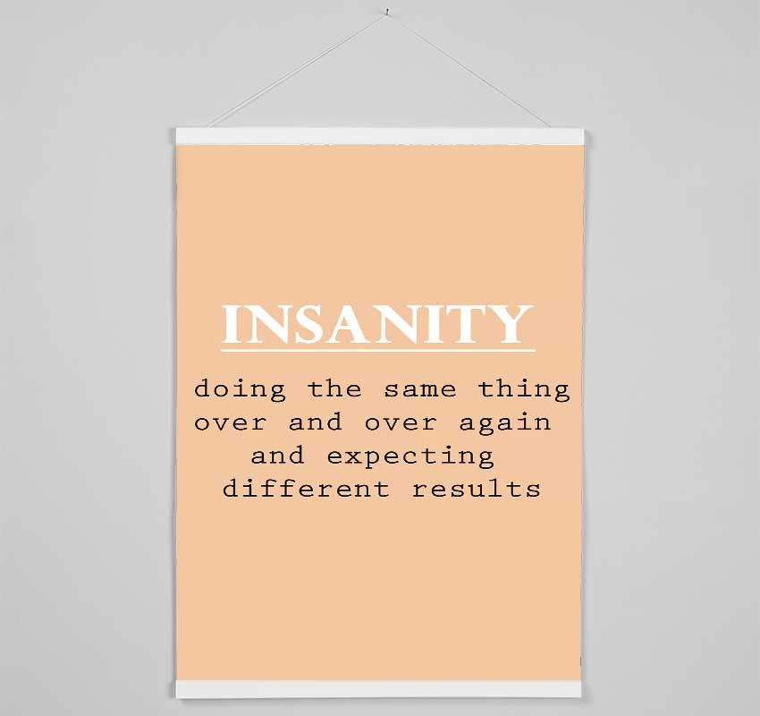 Insanity Hanging Poster - Wallart-Direct UK