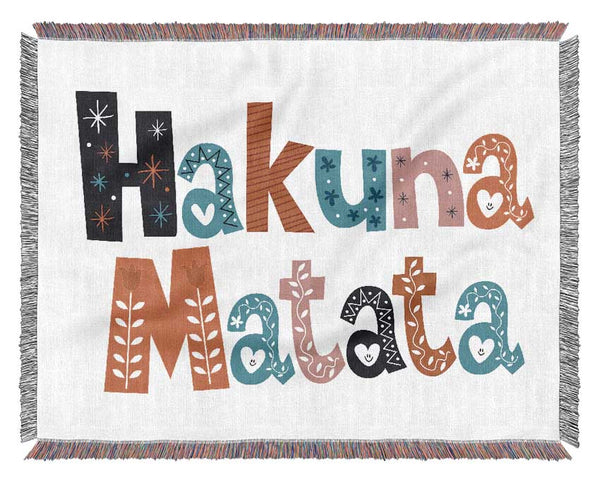 Hakuna Matata Woven Blanket