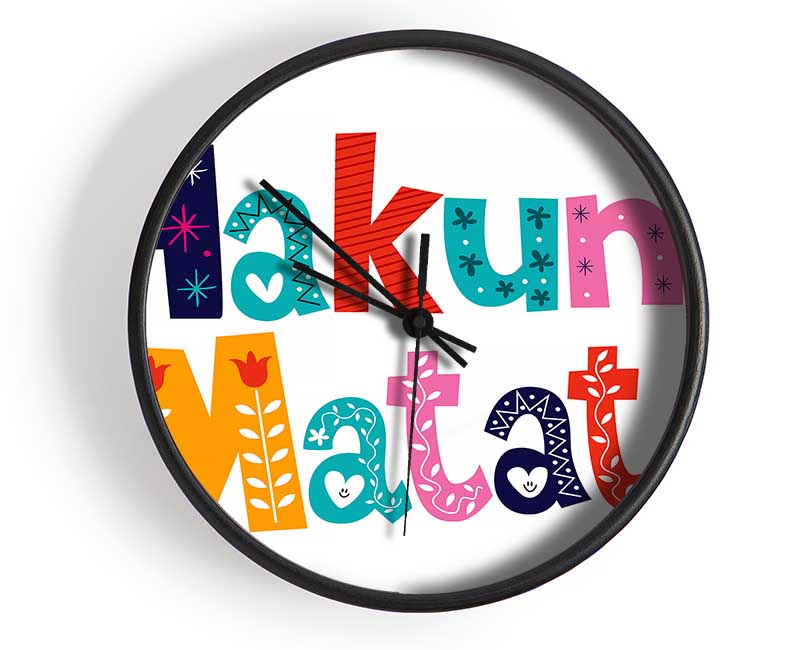 Hakuna Matata Clock - Wallart-Direct UK