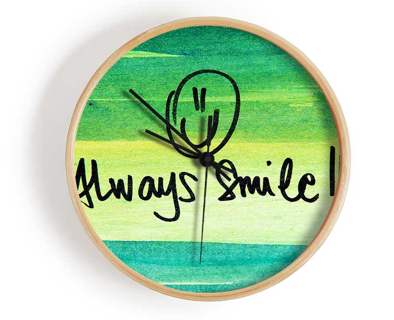 Always Smile Clock - Wallart-Direct UK