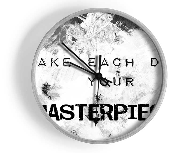 Make Each Day Your Masterpiece Clock - Wallart-Direct UK