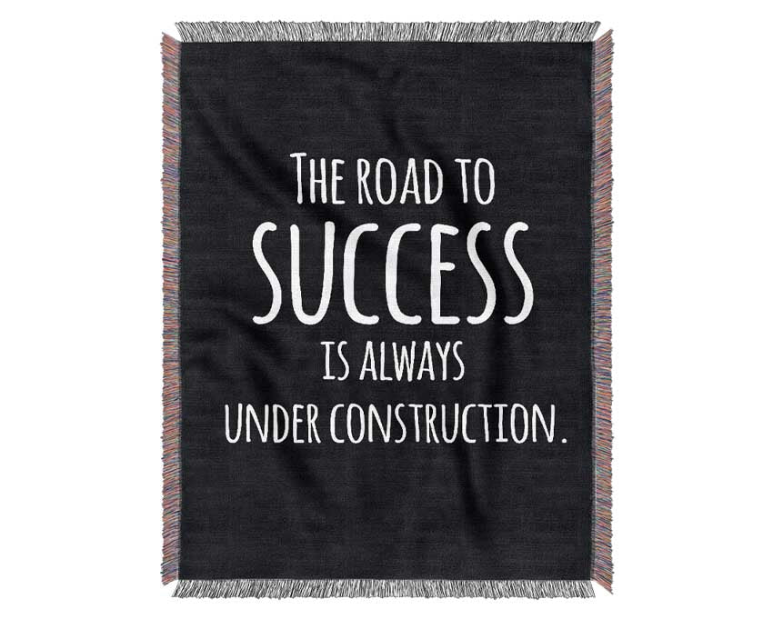 The Road To Success Woven Blanket