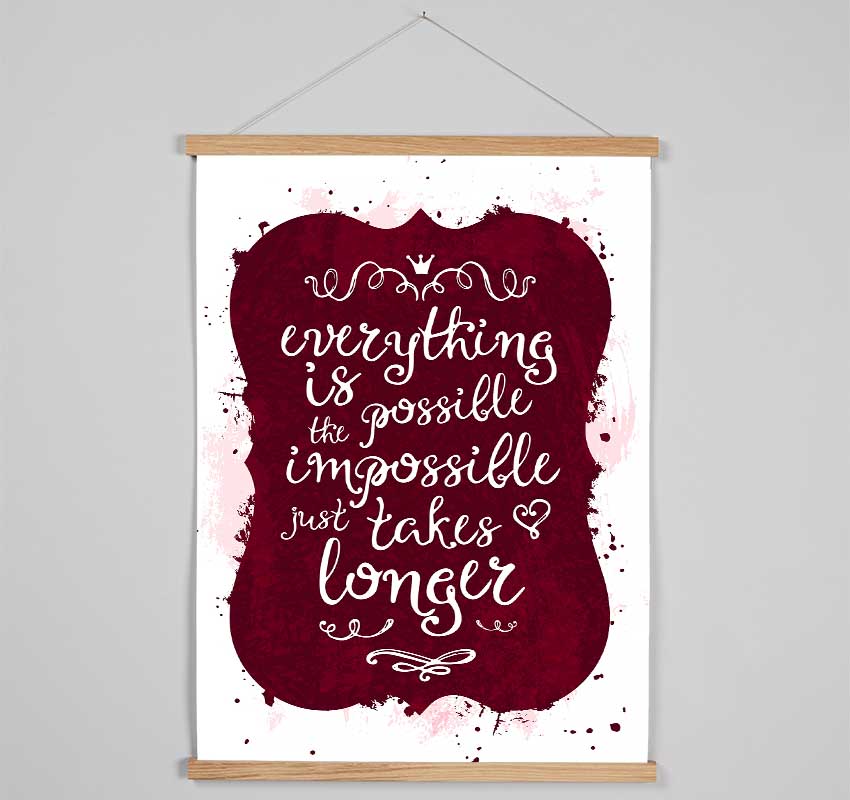 Everything Is Possible Hanging Poster - Wallart-Direct UK