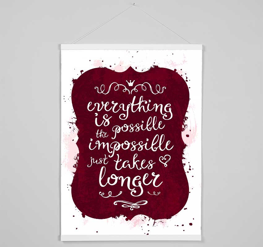 Everything Is Possible Hanging Poster - Wallart-Direct UK