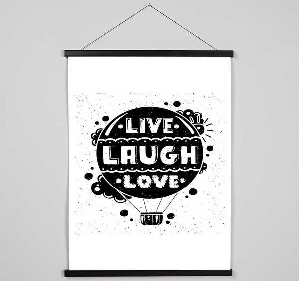 Live Laugh Love 2 Hanging Poster - Wallart-Direct UK