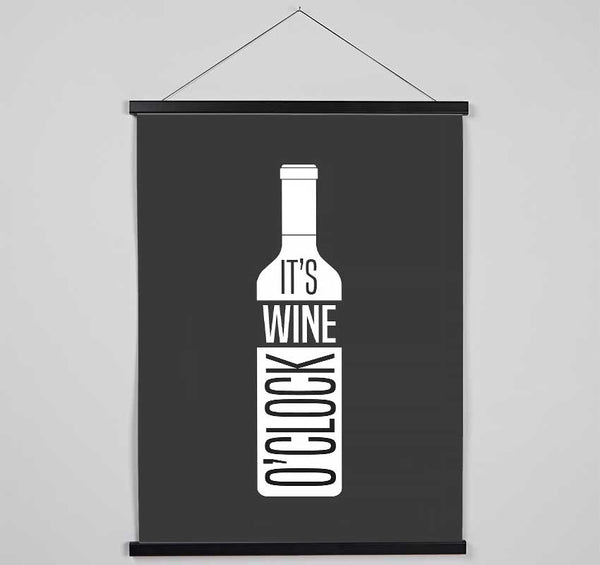 It's Wine O'Clock Hanging Poster - Wallart-Direct UK