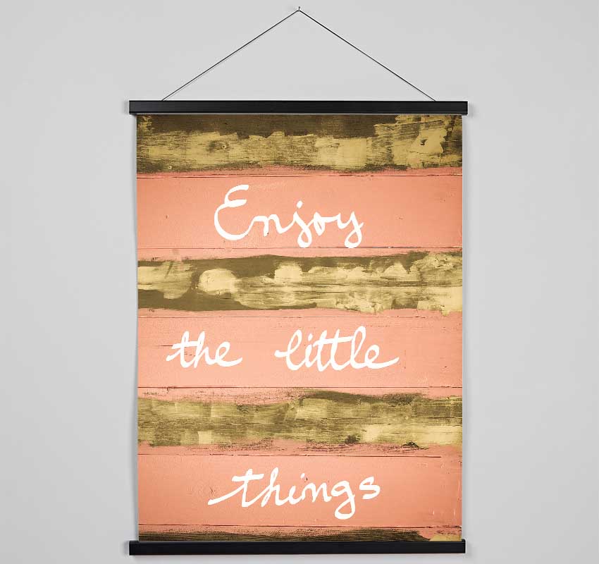 Enjoy The Little Things 3 Hanging Poster - Wallart-Direct UK