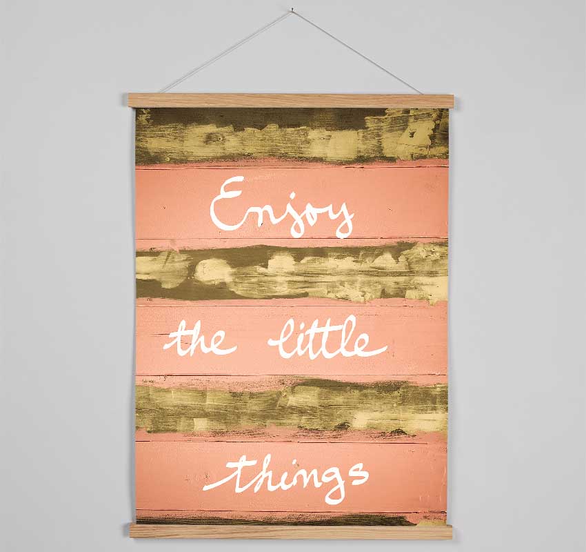 Enjoy The Little Things 3 Hanging Poster - Wallart-Direct UK