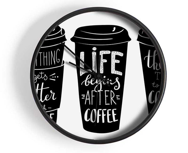 Coffee Love 1 Clock - Wallart-Direct UK