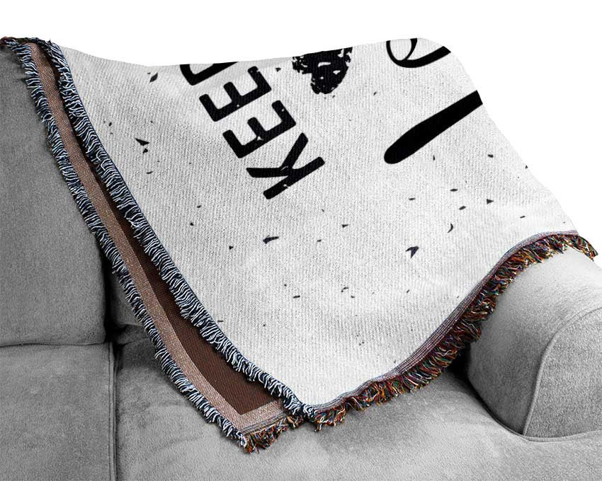 Keep Love Woven Blanket