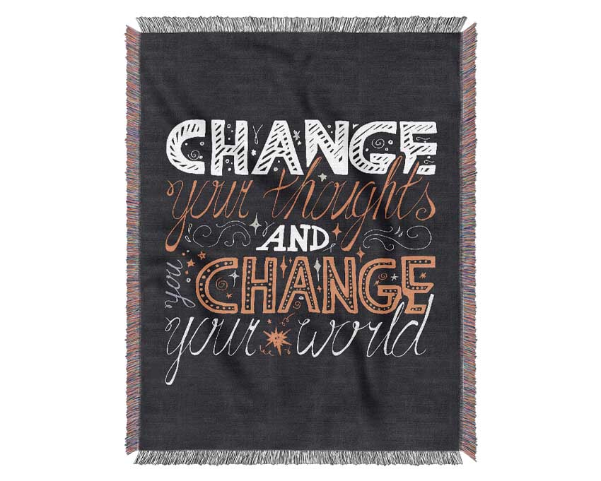 Change Your World Woven Blanket