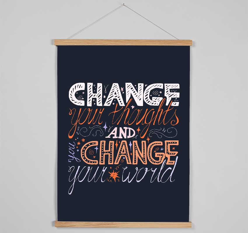 Change Your World Hanging Poster - Wallart-Direct UK