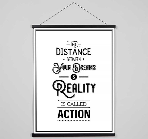 The Distance Between Your Dreams Hanging Poster - Wallart-Direct UK