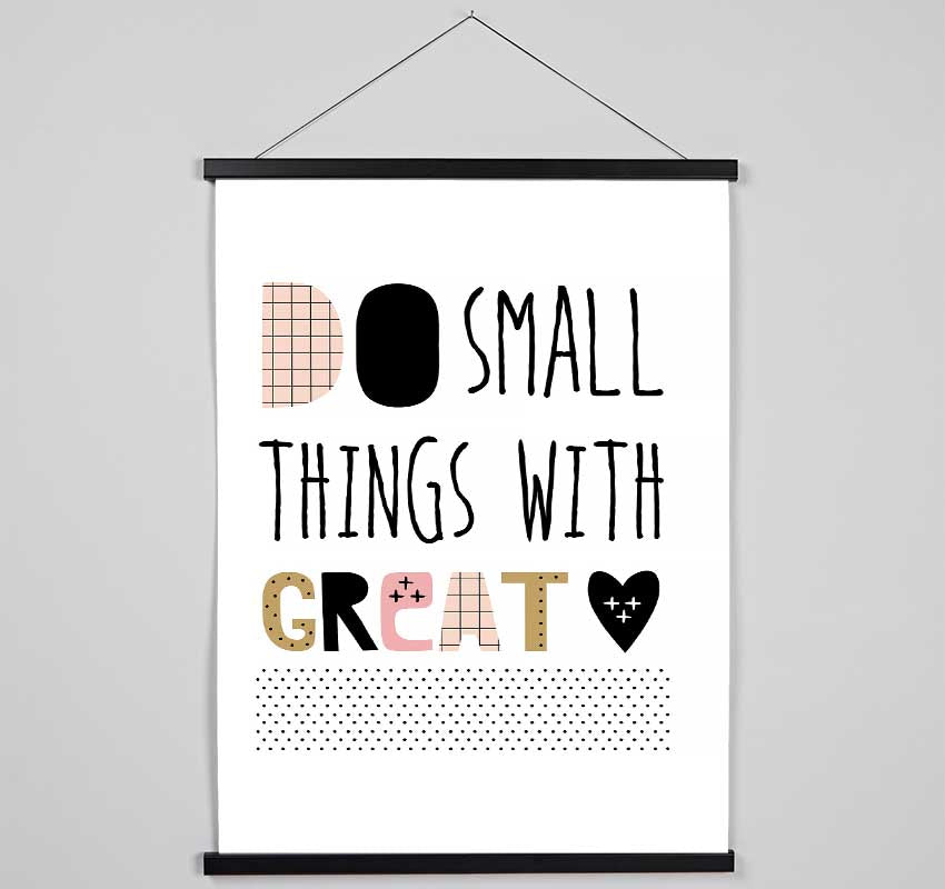 Do Small Thing With 2 Hanging Poster - Wallart-Direct UK