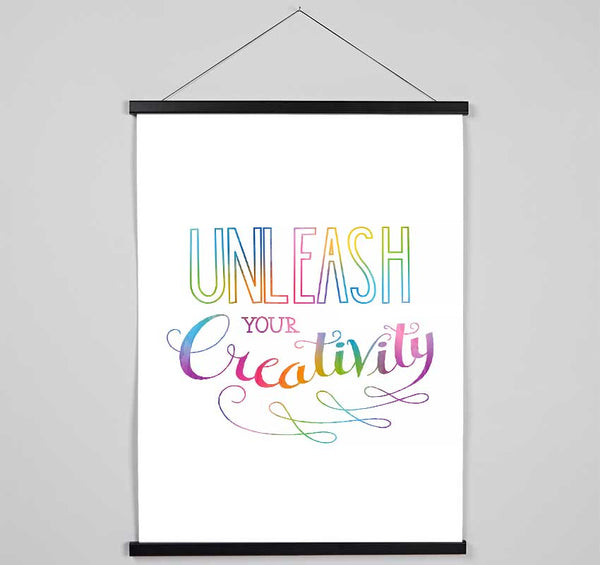 Unleash Your Creativity Hanging Poster - Wallart-Direct UK