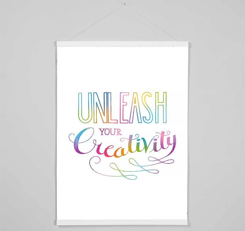 Unleash Your Creativity Hanging Poster - Wallart-Direct UK