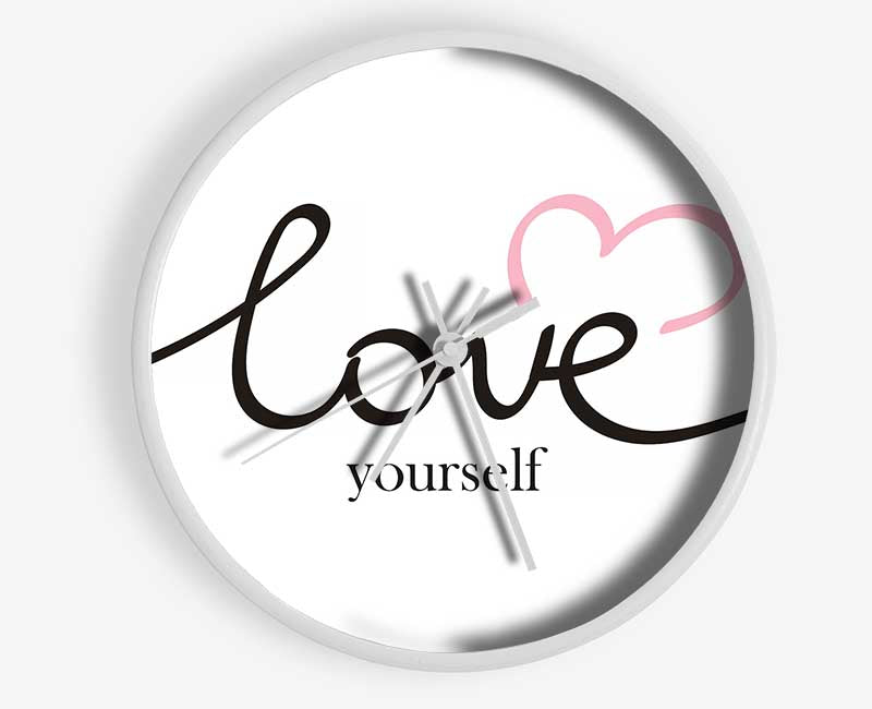 Love Yourself Clock - Wallart-Direct UK