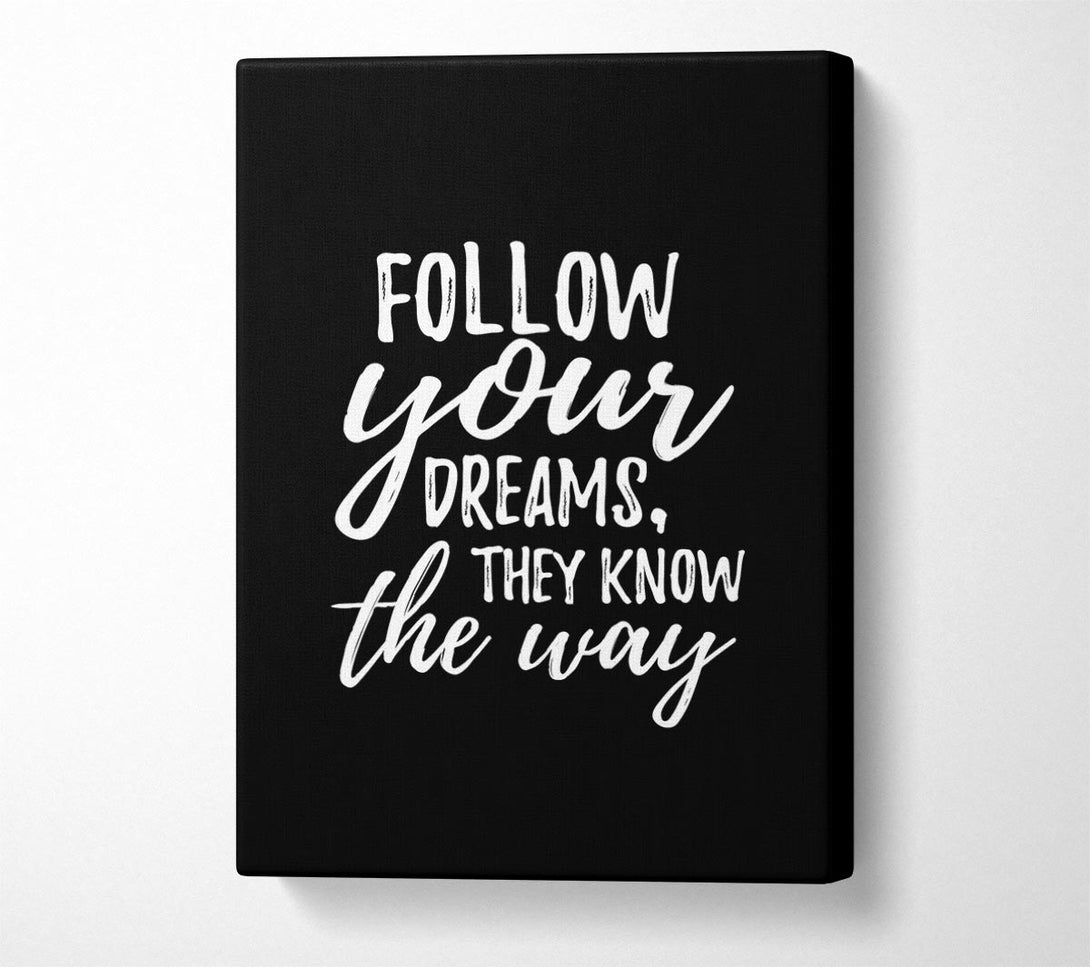 Picture of Follow Your Dreams 2 Canvas Print Wall Art