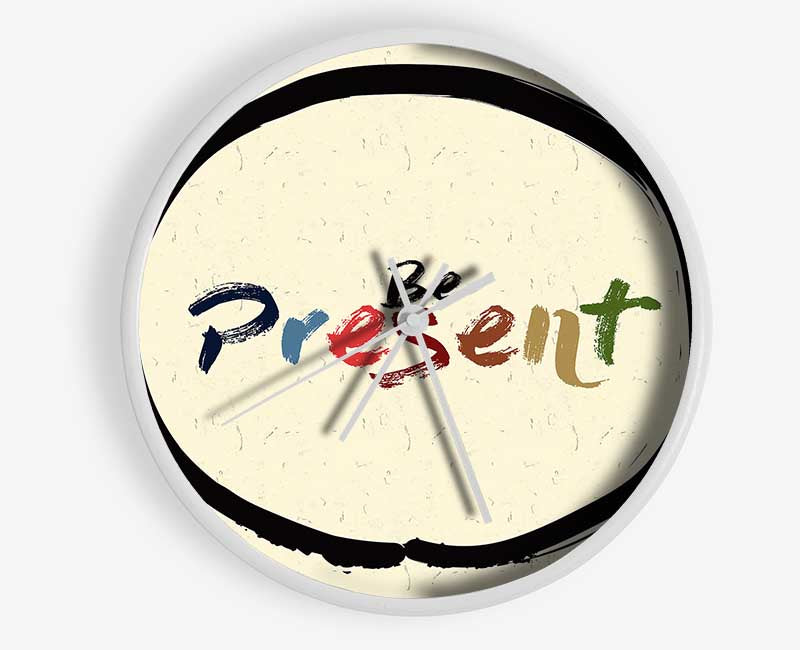 Be Present Clock - Wallart-Direct UK