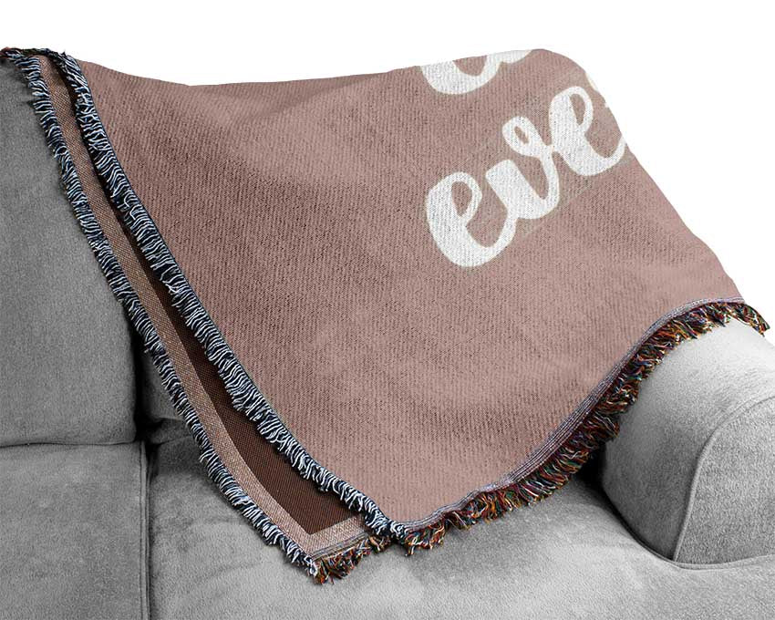 Kindness Changes Everything Woven Blanket