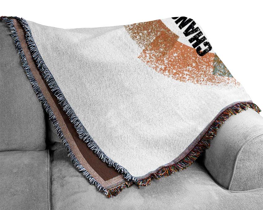 Change Your Thoughts 2 Woven Blanket