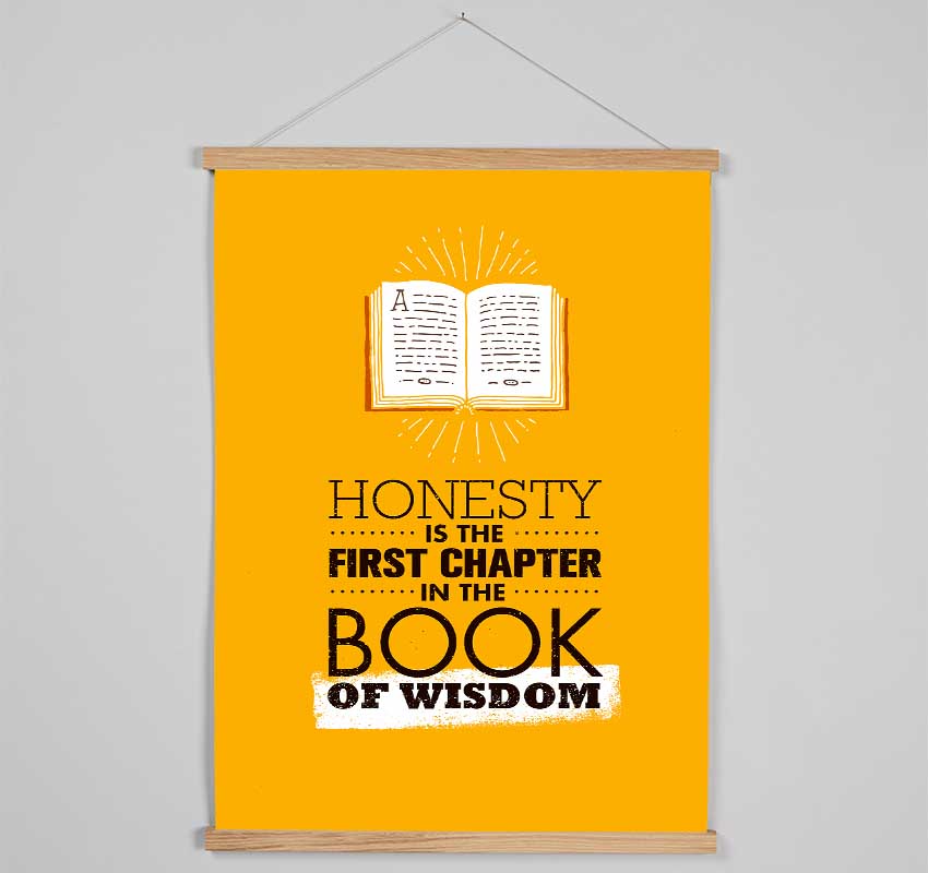 Honesty Wisdom Hanging Poster - Wallart-Direct UK