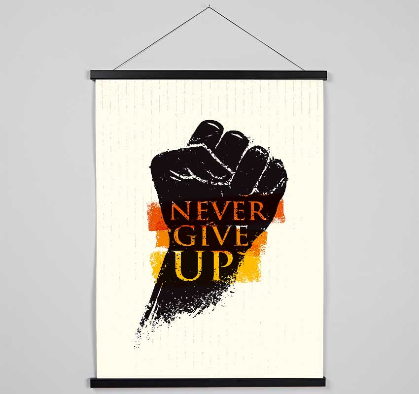 Never Give Up 2 Hanging Poster - Wallart-Direct UK