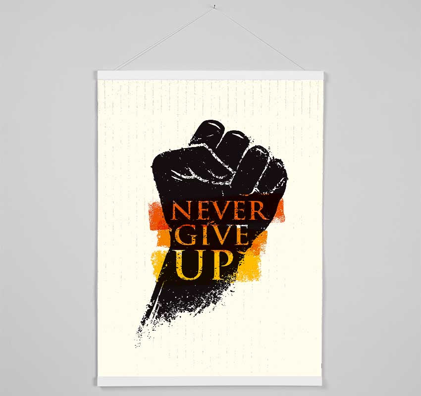 Never Give Up 2 Hanging Poster - Wallart-Direct UK