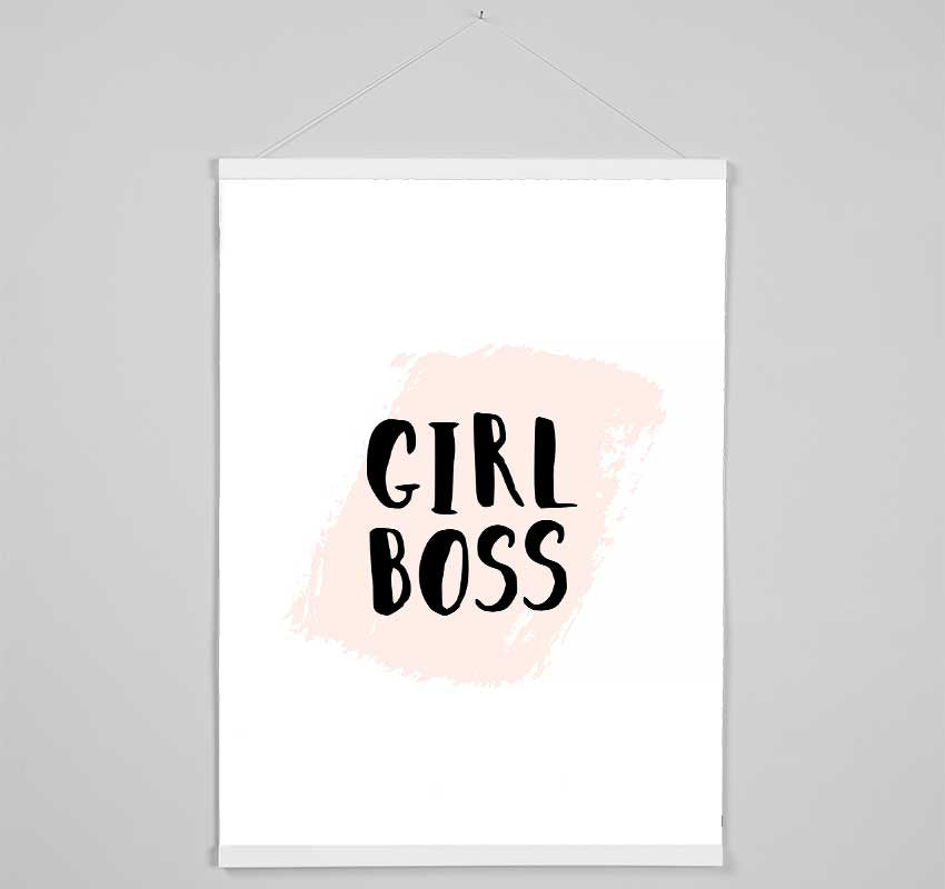 Girl Boss Hanging Poster - Wallart-Direct UK