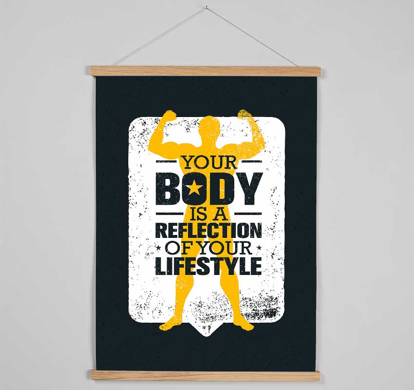 Your Body Is A Reflection Hanging Poster - Wallart-Direct UK