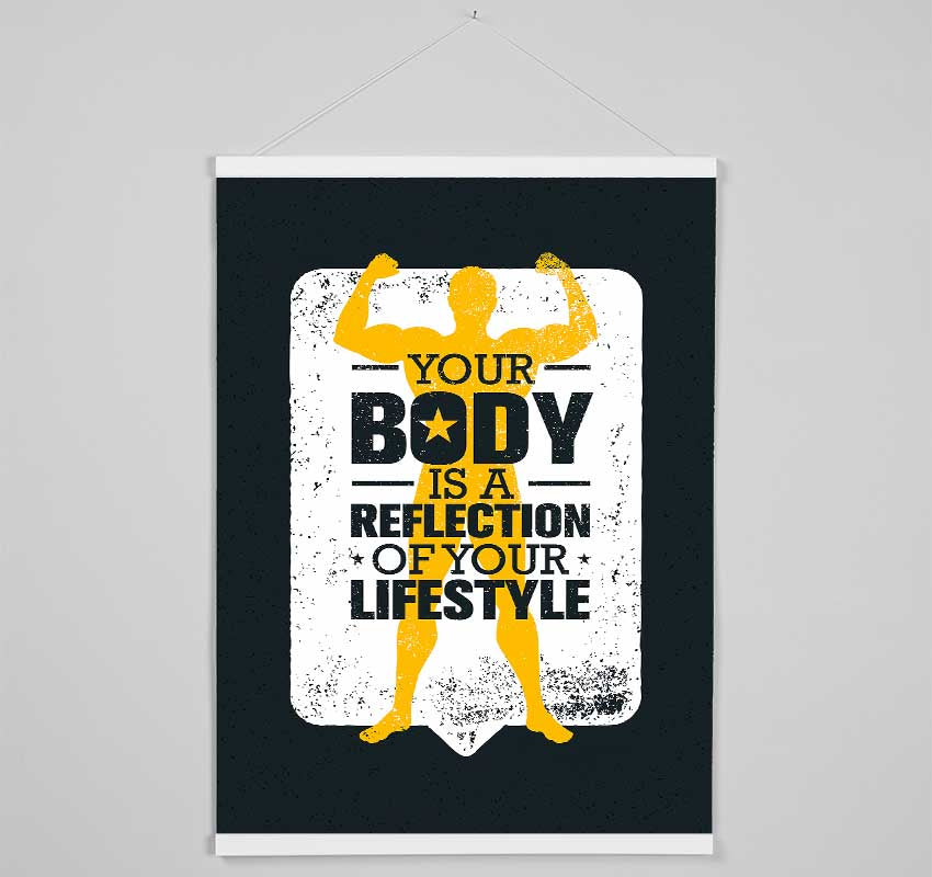 Your Body Is A Reflection Hanging Poster - Wallart-Direct UK