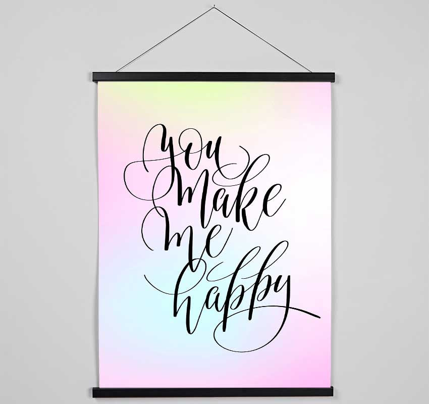 You Make Me Happy 2 Hanging Poster - Wallart-Direct UK