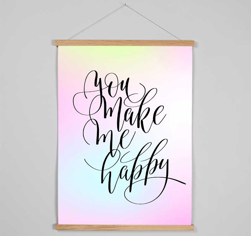 You Make Me Happy 2 Hanging Poster - Wallart-Direct UK