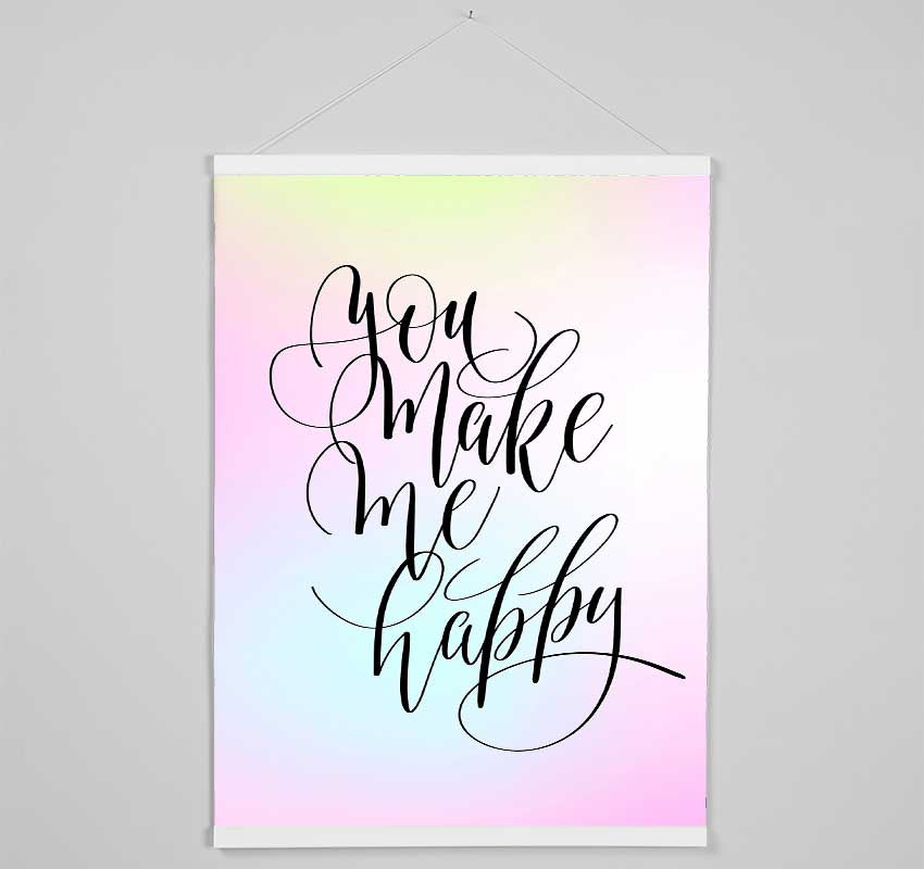 You Make Me Happy 2 Hanging Poster - Wallart-Direct UK