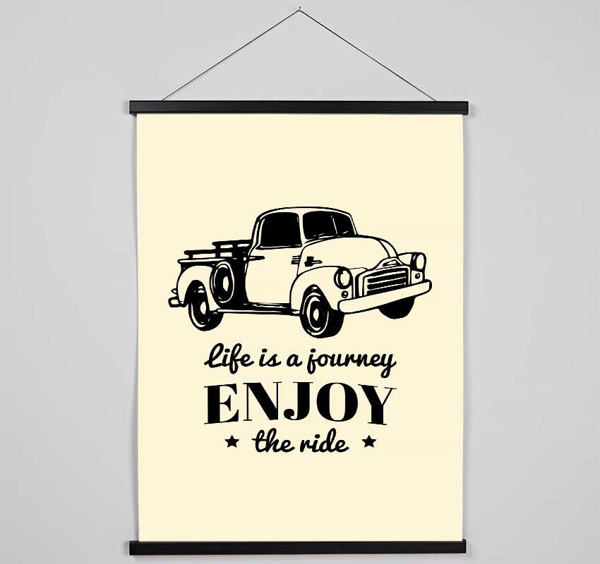 Life Is A Journey 3 Hanging Poster - Wallart-Direct UK