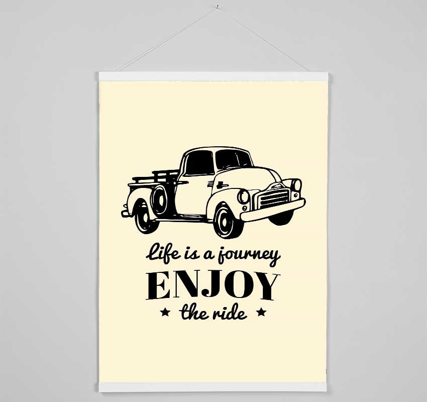 Life Is A Journey 3 Hanging Poster - Wallart-Direct UK