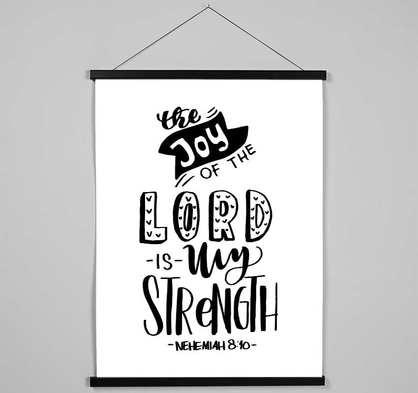 The Joy Of The Lord Hanging Poster - Wallart-Direct UK