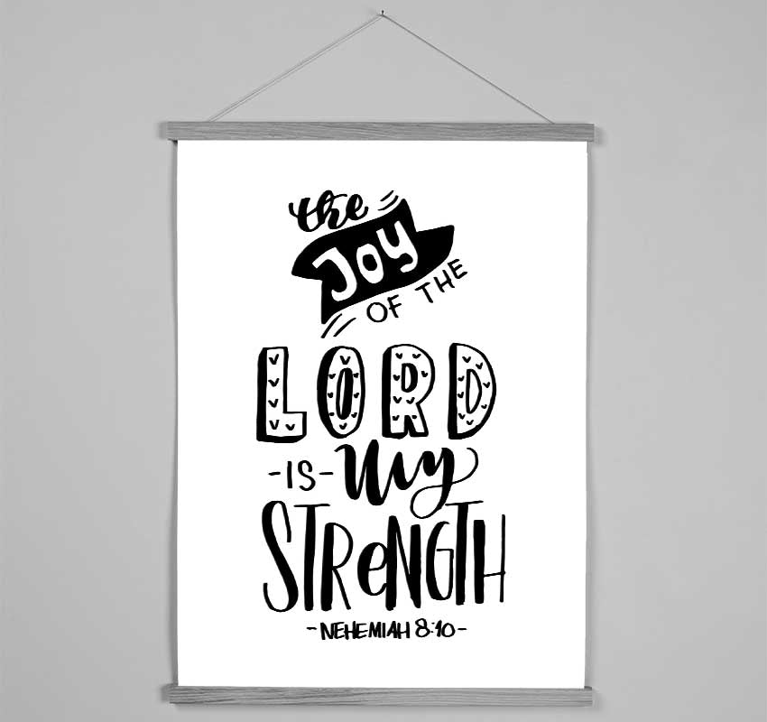 The Joy Of The Lord Hanging Poster - Wallart-Direct UK