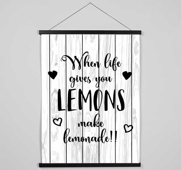 When Life Gives You Lemons 2 Hanging Poster - Wallart-Direct UK